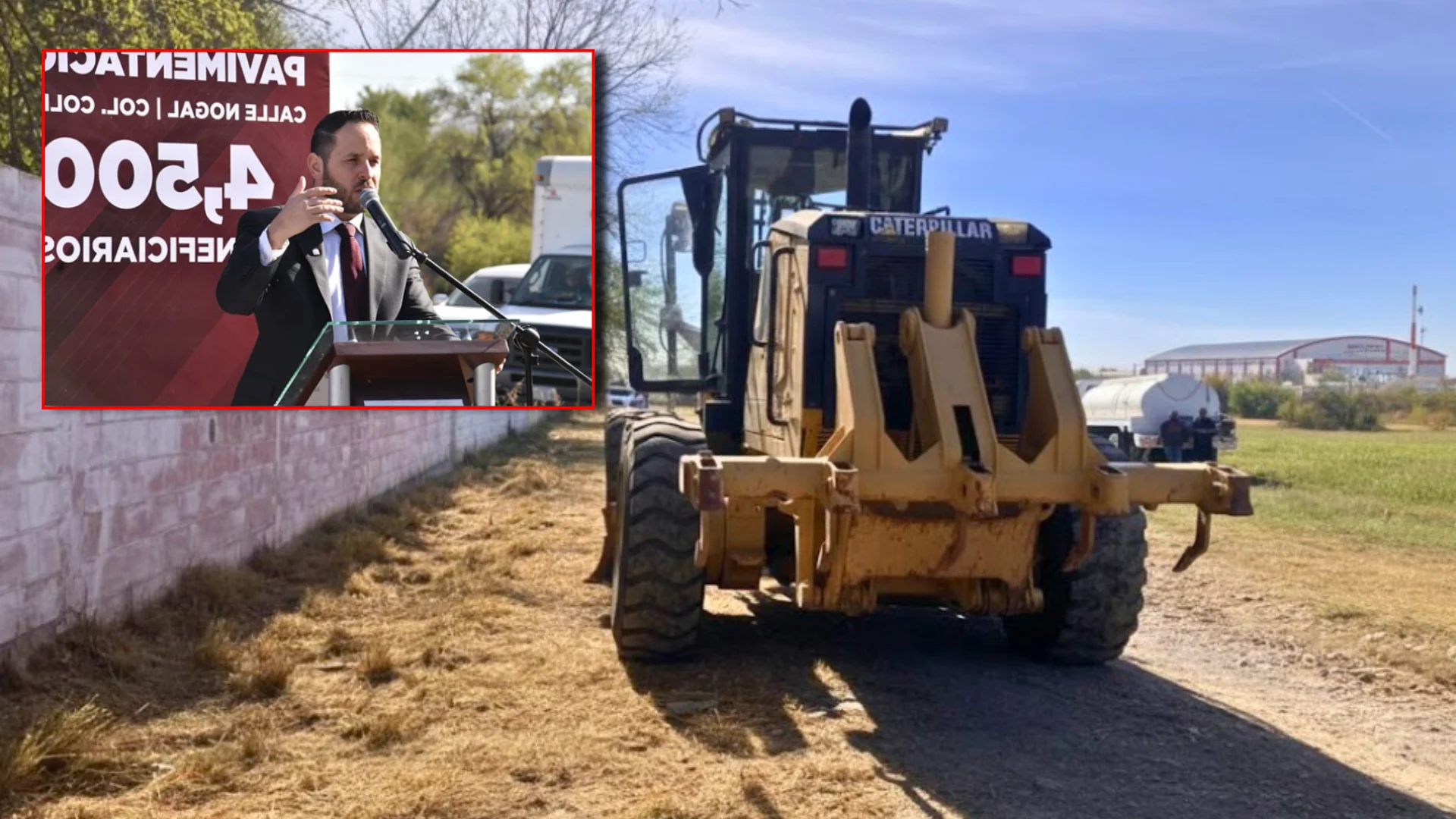 El alcalde informó que se invertirán 1.8 mdp para esta obra