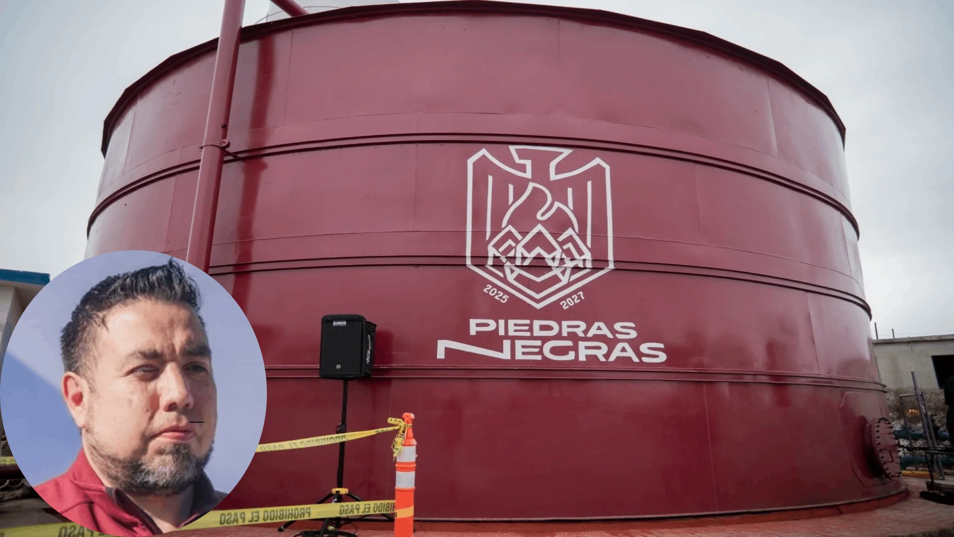 Tanque de la colonia Doctores fue construido con materiales de alta durabilidad: Gibrán González