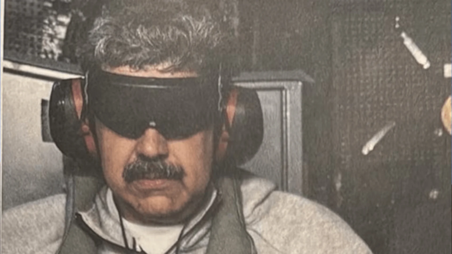 La imagen va acompañada solo del mensaje: ‘Nicolás Maduro a bordo del USS Iwo Jima’