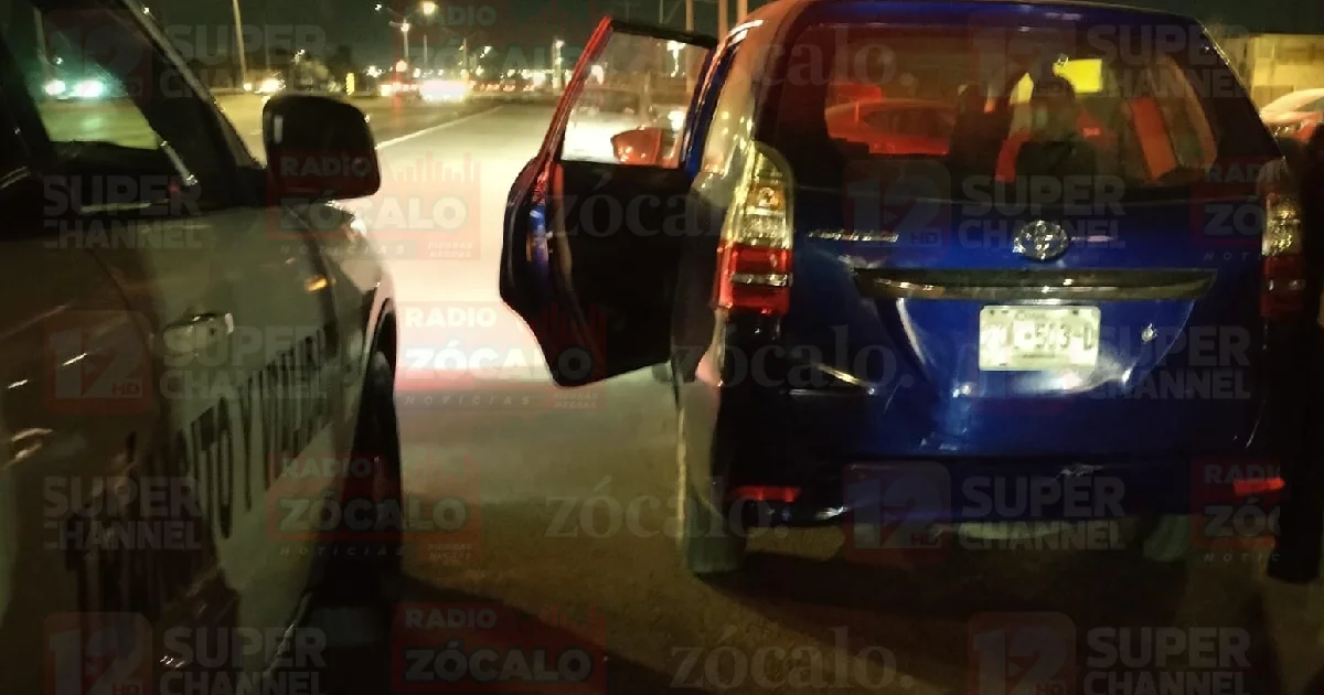 Choque por alcance deja daños materiales en el Ejido Piedras Negras