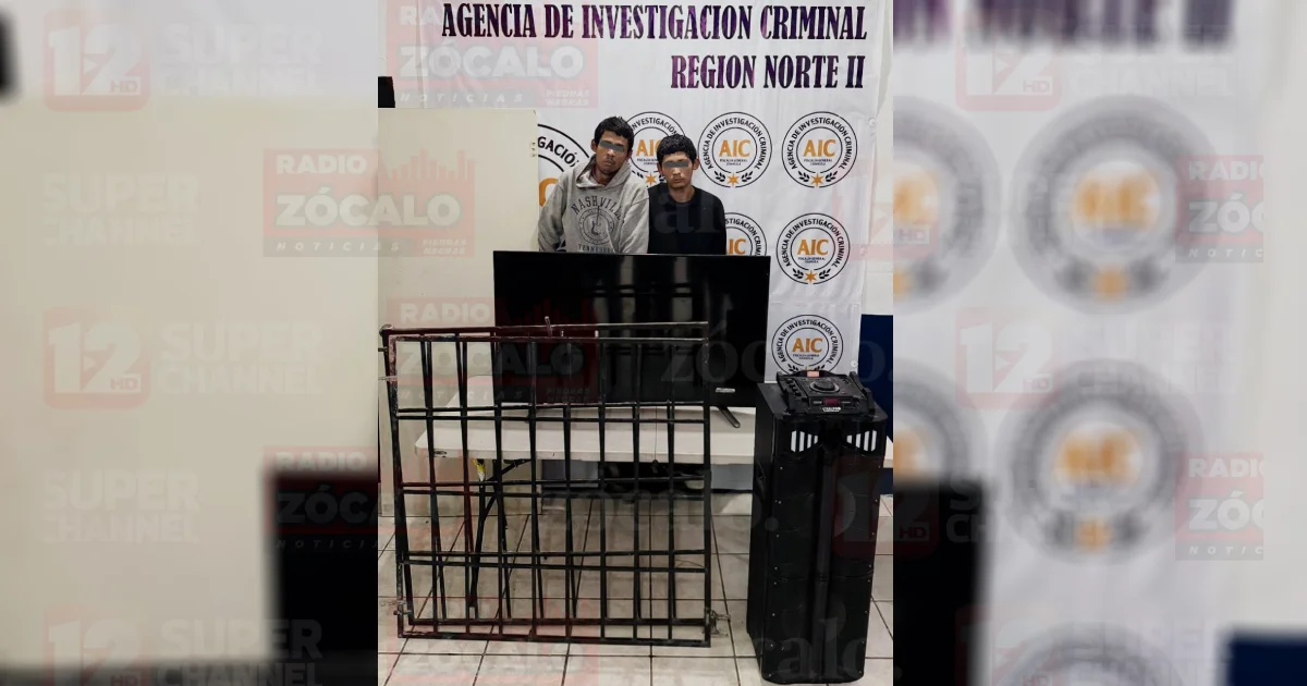 Recuperan objetos robados tras detención