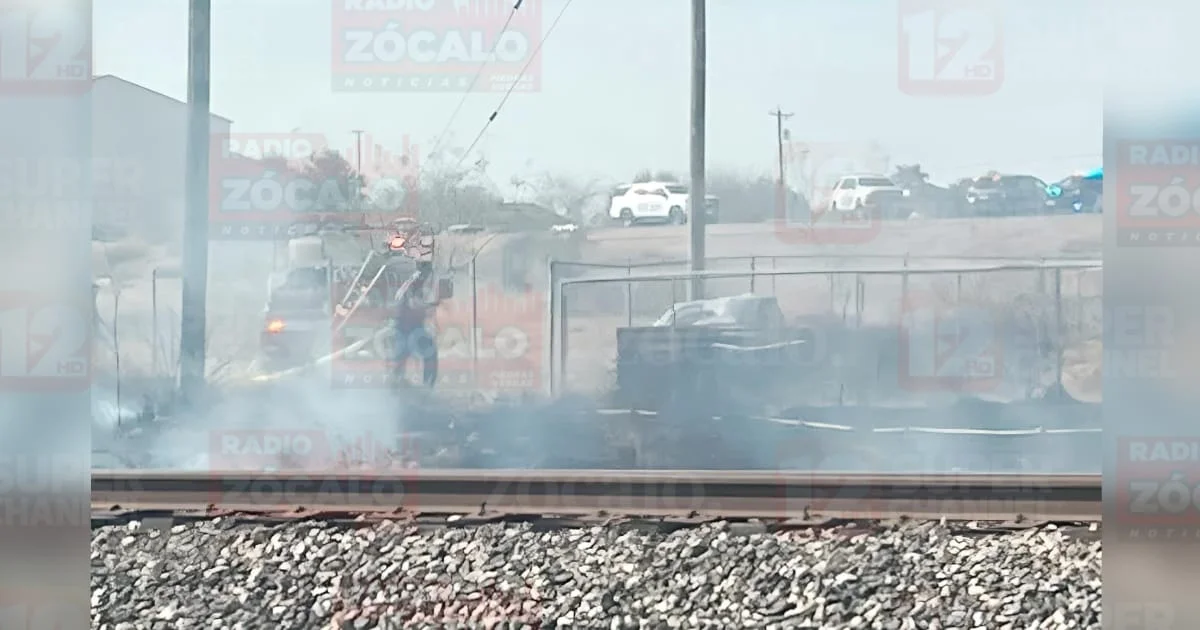 Pirotecnia o chispas del tren, posibles causas de incendio