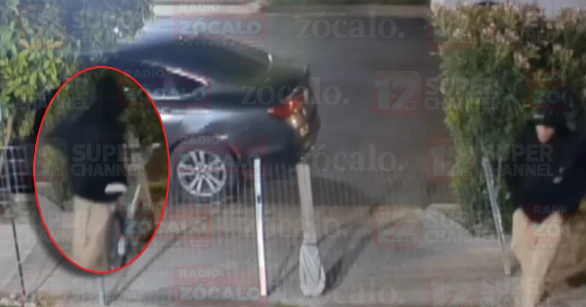 El individuo entró sigilosamente al patio de una vivienda y se llevó una bicicleta pequeña perteneciente a un menor de edad