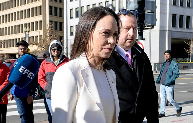 Concluye reunión entre Trump y María Corina Machado en la Casa Blanca; ‘fue muy bien’