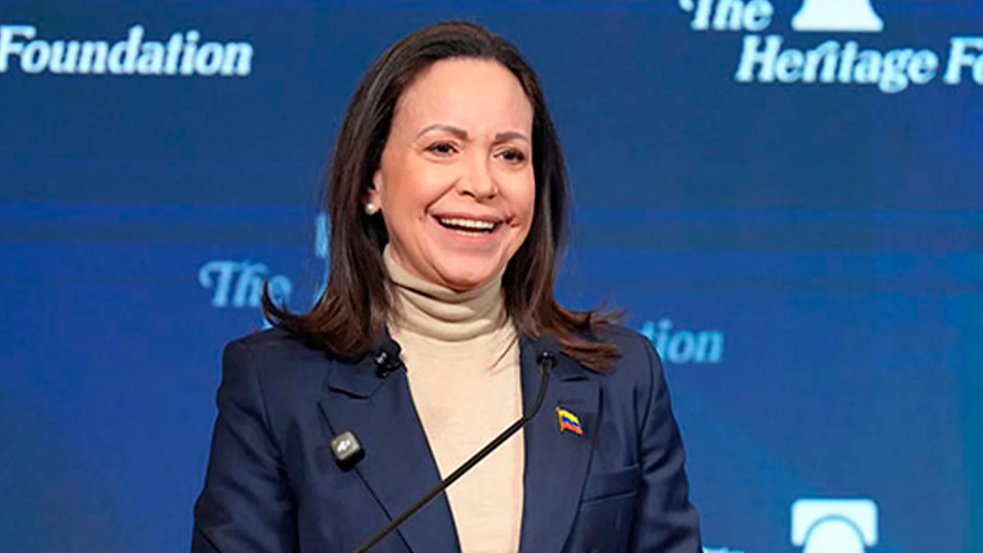 María Corina Machado afirma que Delcy Rodríguez está ‘cumpliendo órdenes’ de Trump