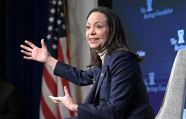 Expresó María Corina Machado a Trump su deseo de regresar a Venezuela ‘lo antes posible’