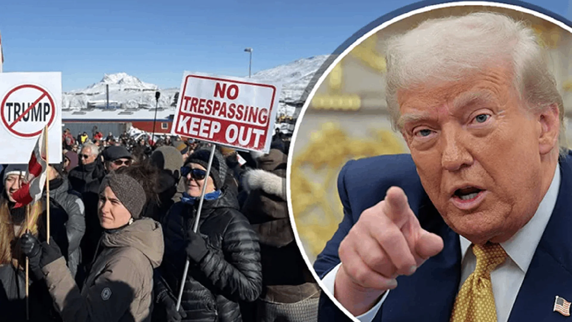 El arancel de 10%, que aumentará a 25% en junio, será aplicado a Dinamarca, Noruega, Suecia, Francia, Alemania, Reino Unido, Países Bajos y Finlandia.