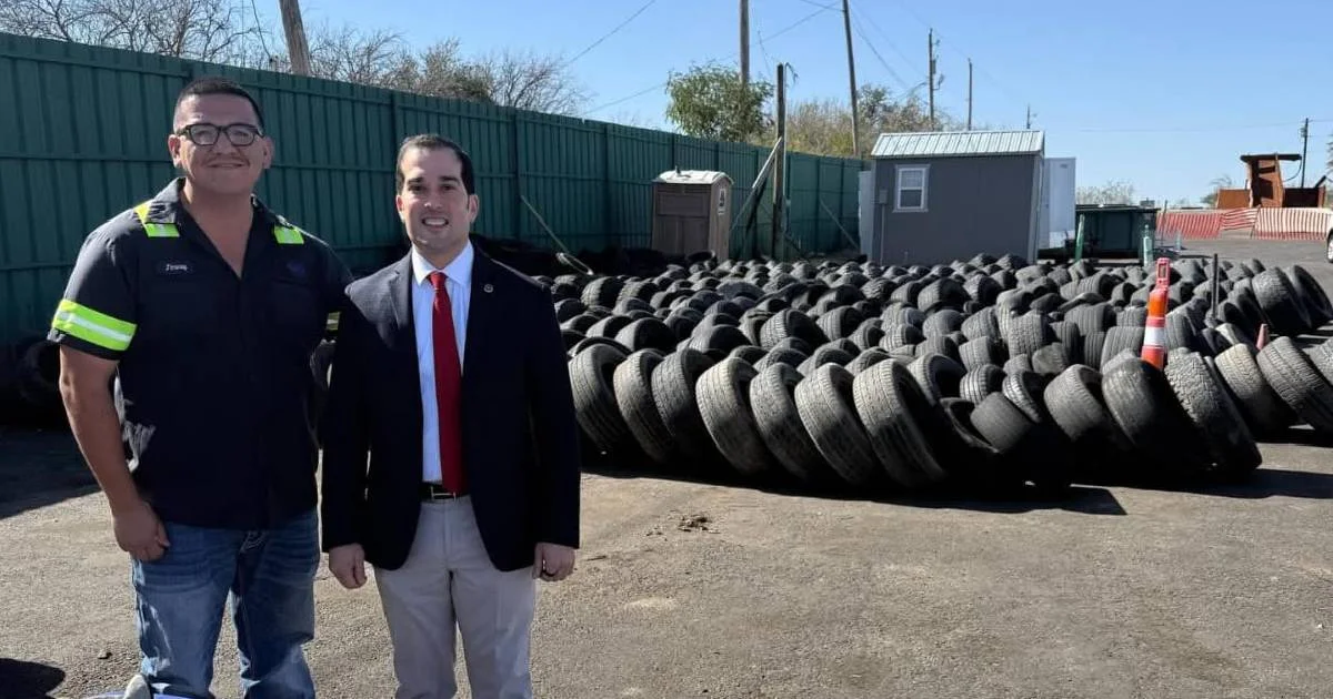 Recolectan más de 100 llantas en Eagle Pass durante campaña contra mosquitos