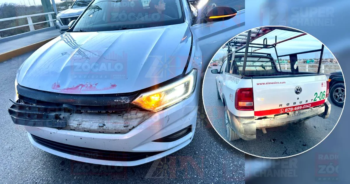 Conductora menor de edad causa choque por alcance
