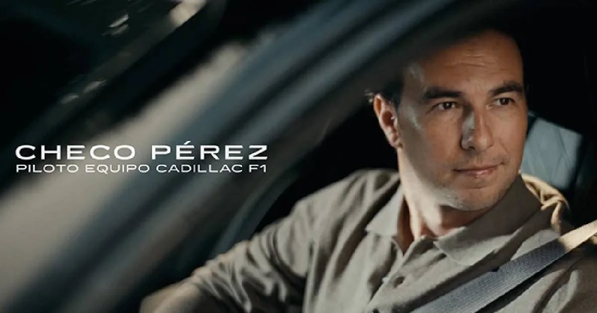 VIDEO: Checo Pérez hace su primera aparición en un comercial de Cadillac
