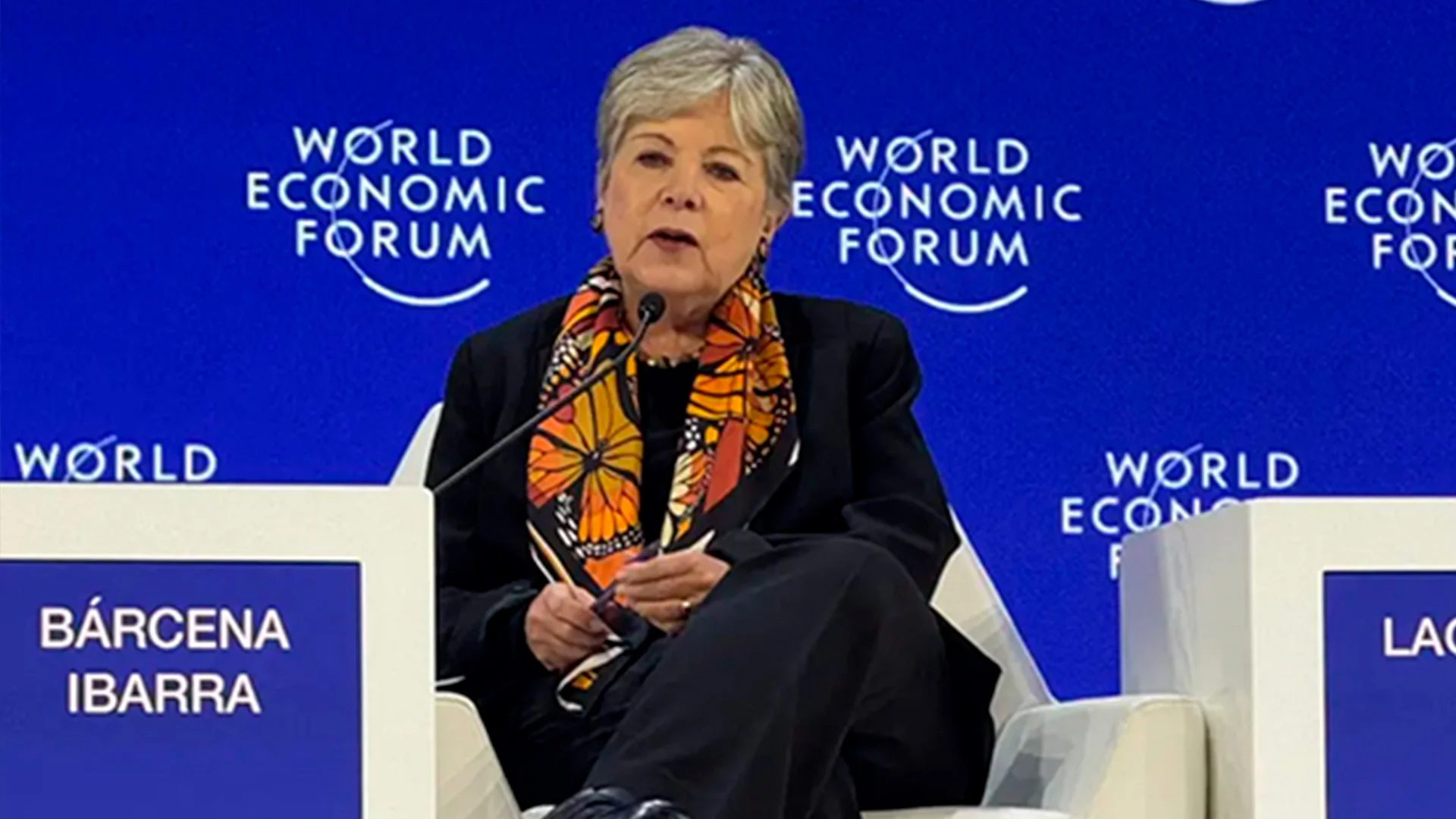 La secretaria de Medio Ambiente, Alicia Bárcena, declaró desde el Foro de Davos que el Consejo de Paz de Trump es un 'planteamiento muy unilateral'.