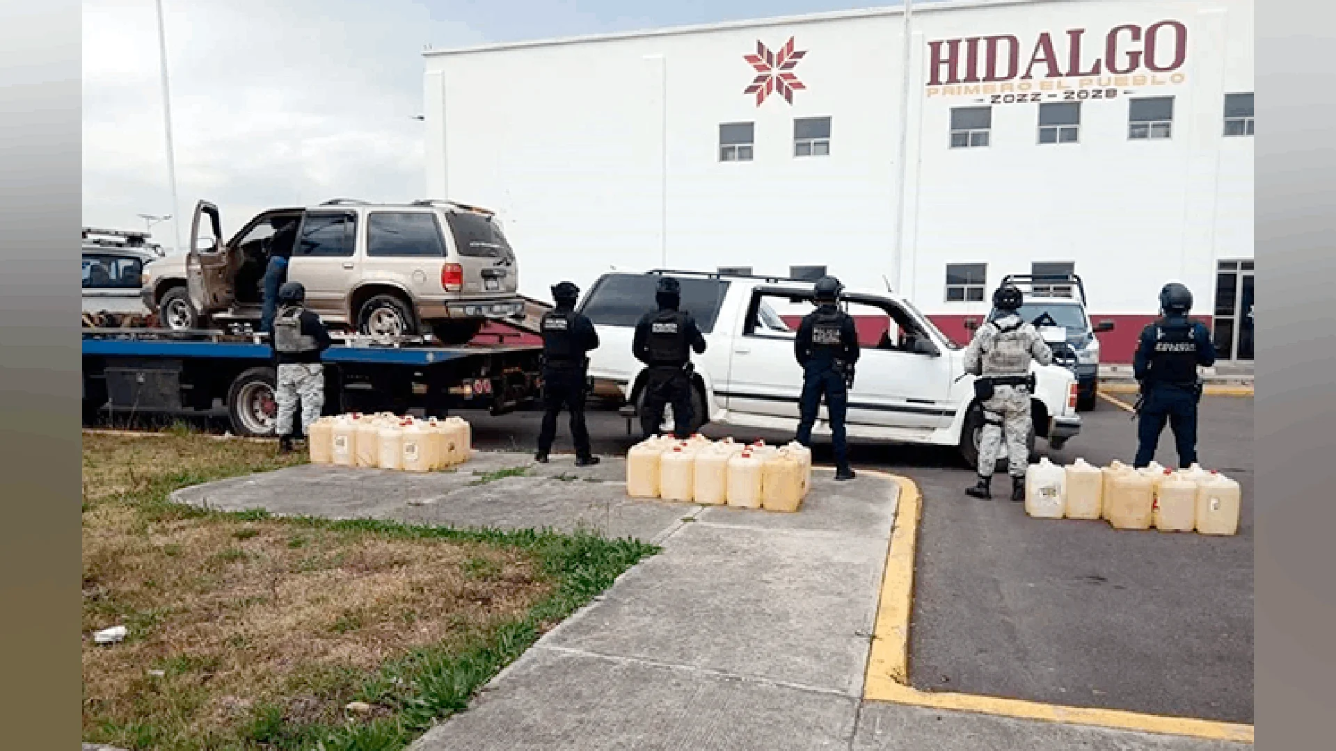 Deja balacera seis huachicoleros detenidos en Hidalgo