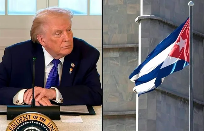 El Presidente Trump presumió el freno a los envíos de petróleo mexicano hacia Cuba.