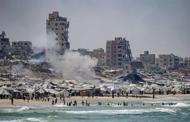 Trump, sobre la reconstrucción de Gaza: ‘miren esta ubicación junto al mar’