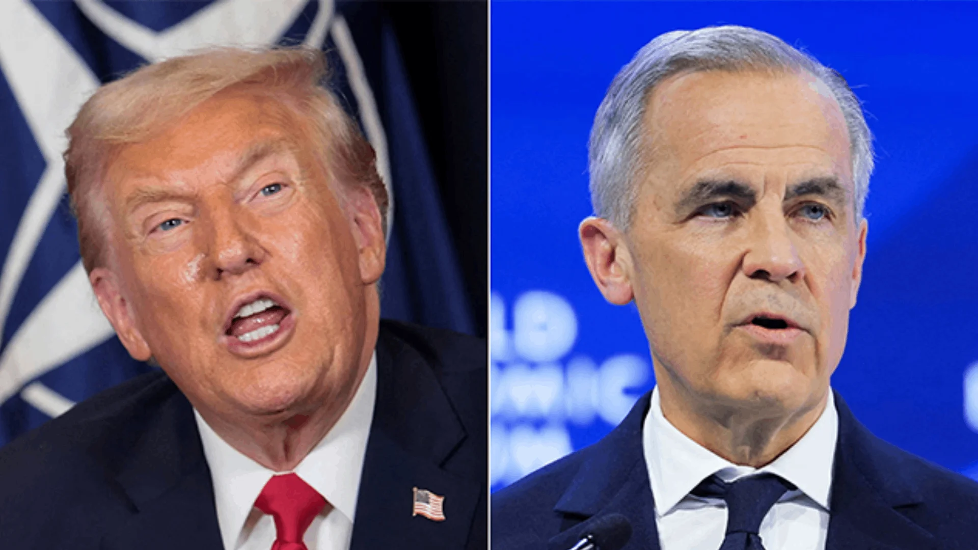 Trump amenaza a Canadá con arancel del 100% si firma un acuerdo comercial con China