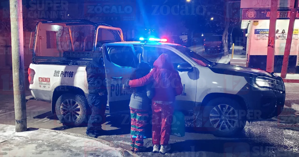 Seguridad Pública atiende llamados ciudadanos por tormenta invernal