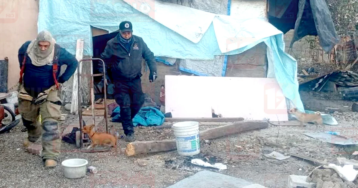 Se sale de control brasero y moviliza a bomberos en la colonia Bravo