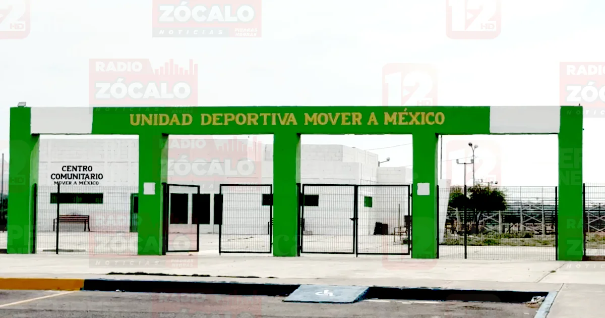 Confirma alcalde inversión importante en Unidad Deportiva Mover a México