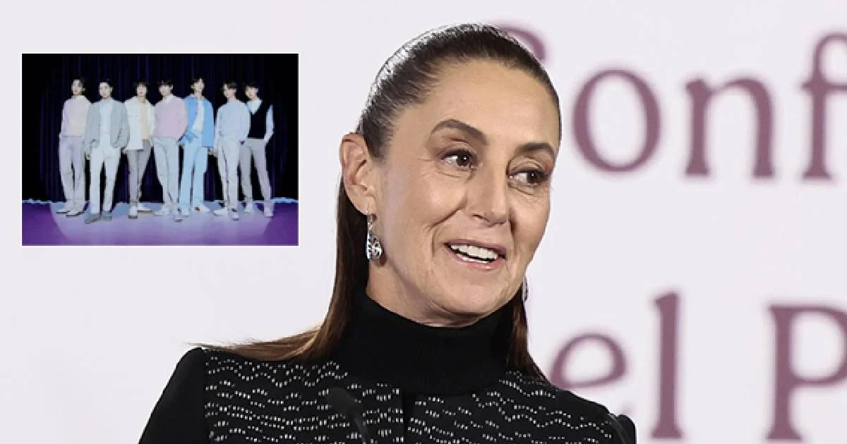 Sheinbaum envía carta al Primer Ministro de Corea para solicitar más conciertos de BTS en México