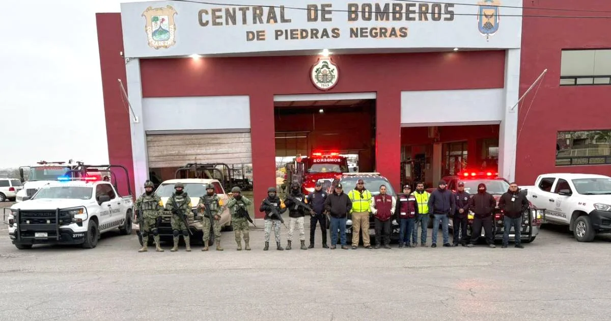 Autoridades del Municipio de Piedras Negras coordinaron acciones con instancias estatales y federales para mitigar los efectos del frente frío, priorizando el suministro de servicios básicos a la población.