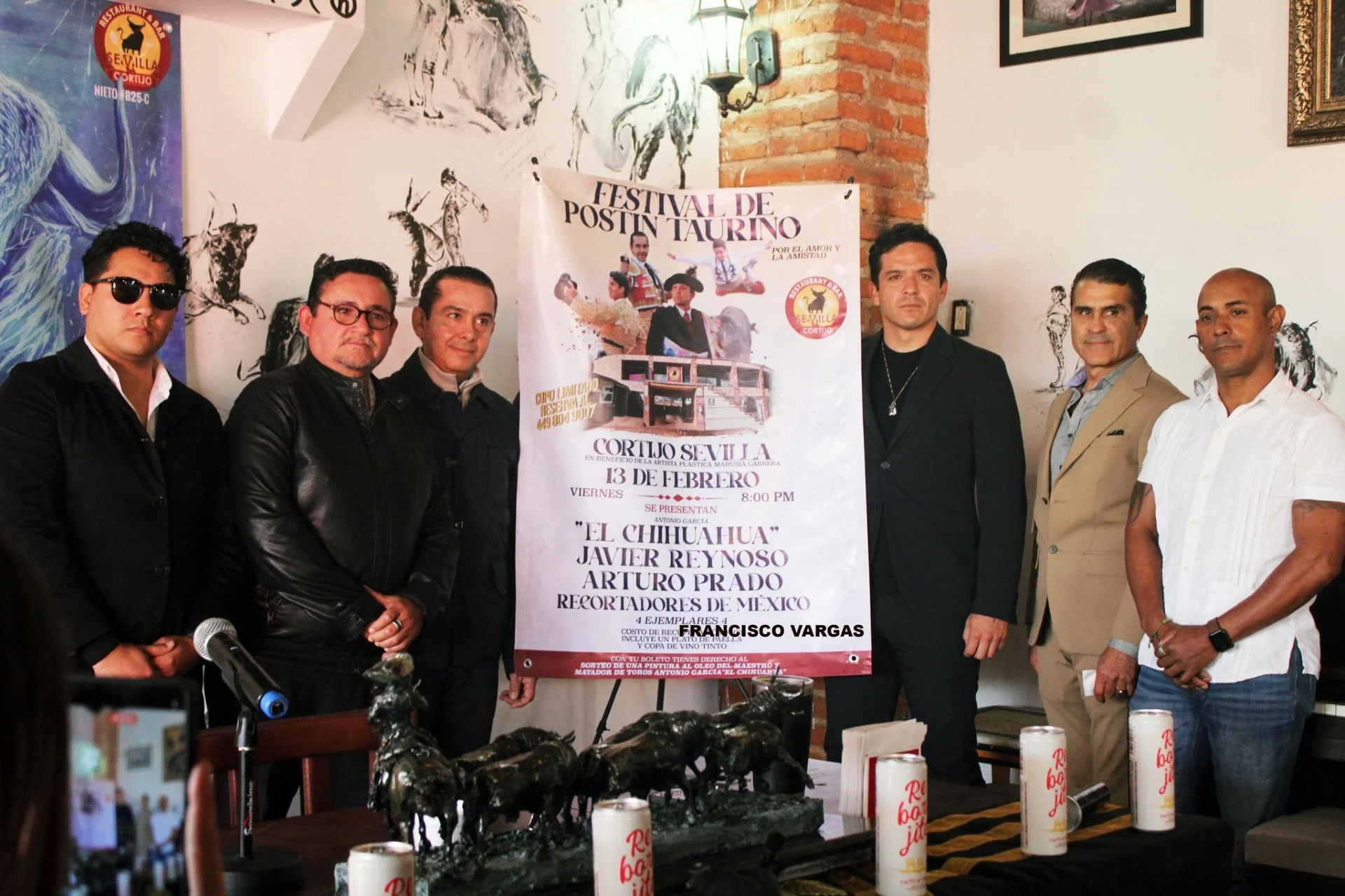 Será el próximo viernes 13 de febrero, en el Cortijo ‘Sevilla’ de Aguascalientes