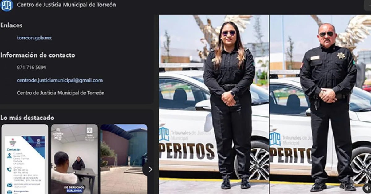 Gobierno de Román Cepeda restringe interacción en redes del Centro de Justicia de Torreón