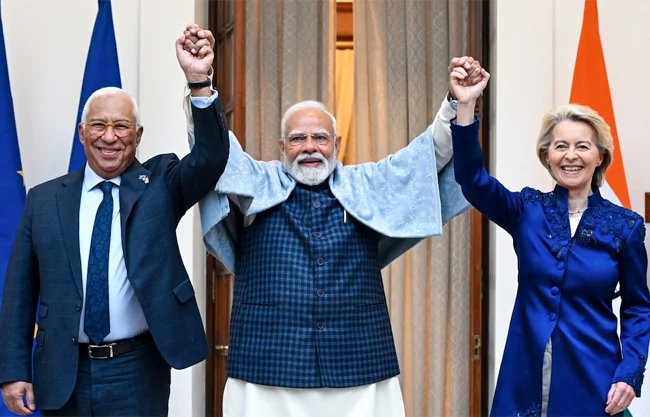 Anuncian UE e India un histórico acuerdo de libre comercio