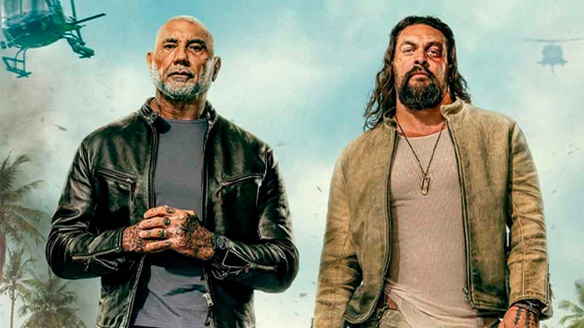 Momoa y Bautista, una dupla explosiva; armarán caos juntos