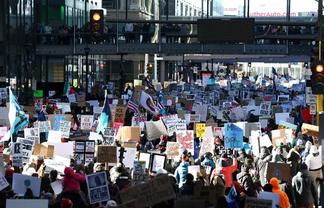 Comienza protesta nacional contra ICE en EU