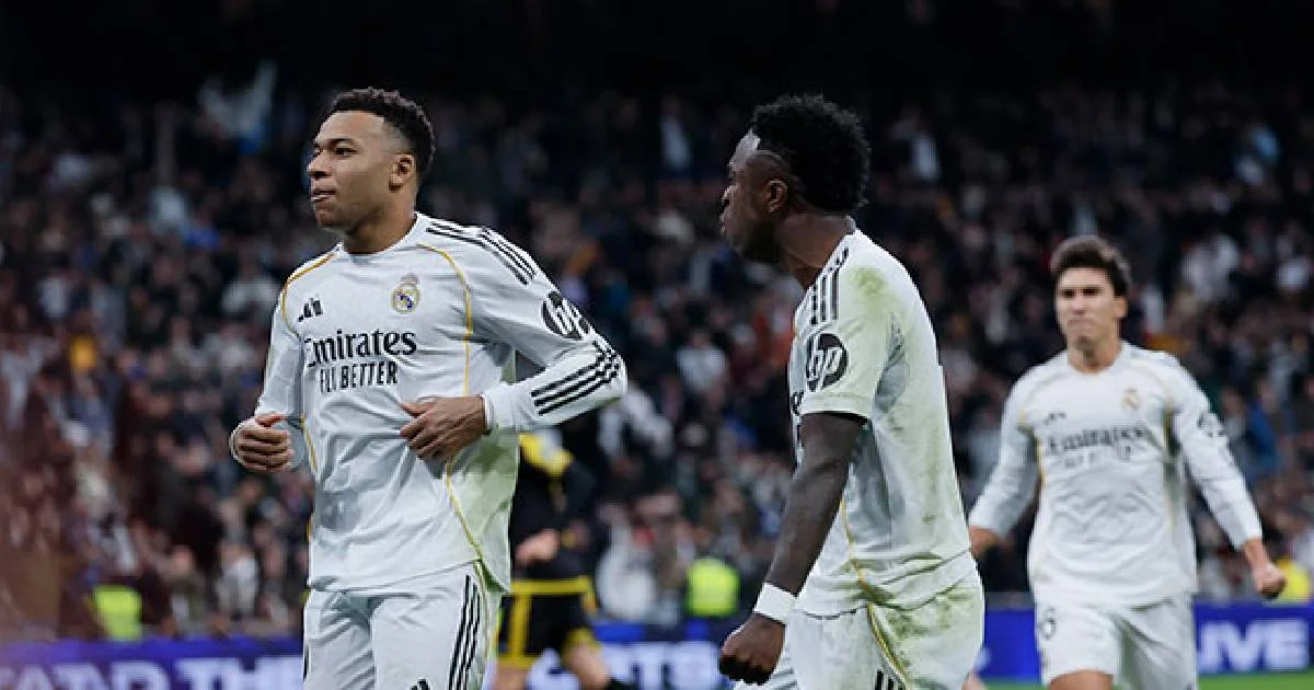 Mbappé rescata al Real Madrid en el último suspiro ante el Rayo Vallecano en LaLiga