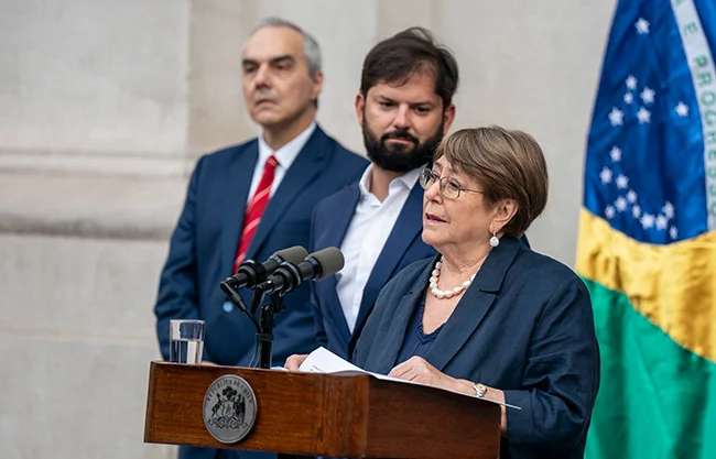 México, Chile y Brasil oficializan candidatura de Michelle Bachelet para dirigir la ONU
