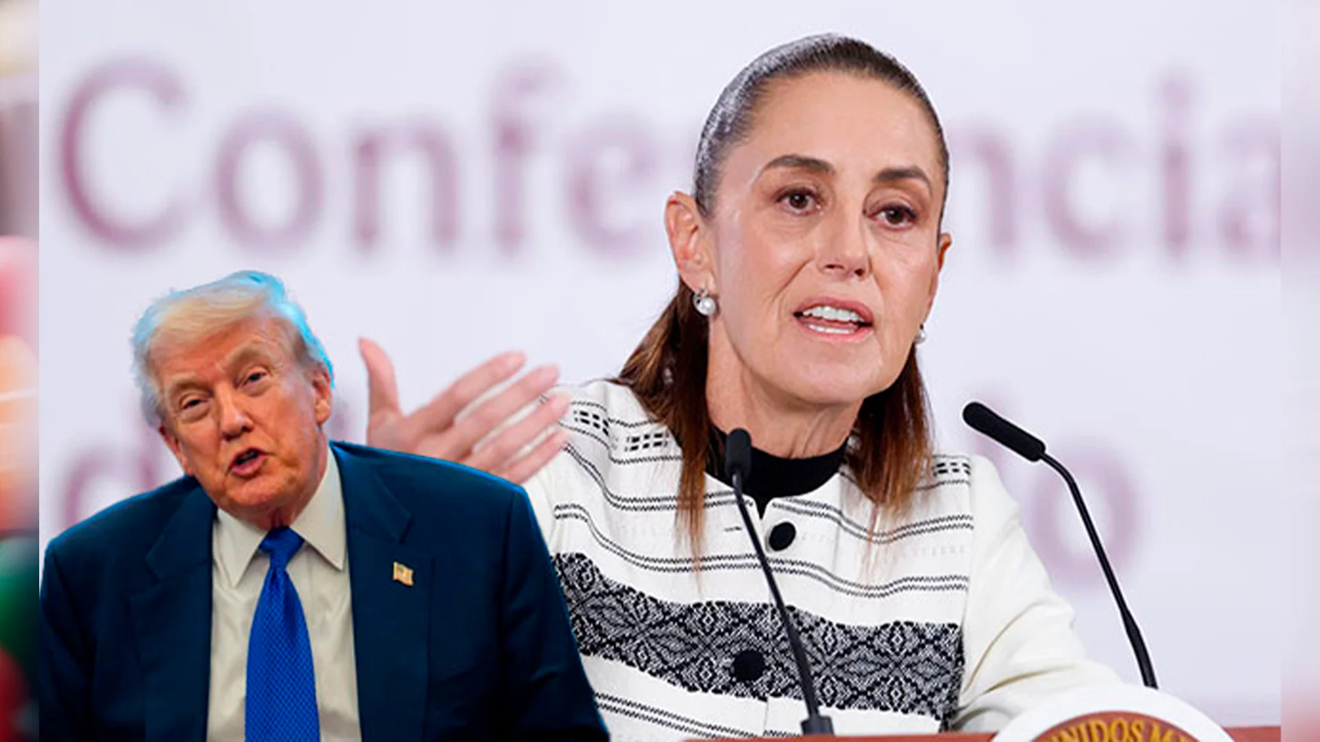 Al ser cuestionada en la mañanera sobre el mensaje de Trump, la presidenta llamó a defender la soberanía nacional.