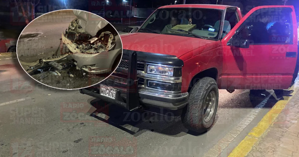 Choque por alcance deja daños materiales en Av. Román Cepeda