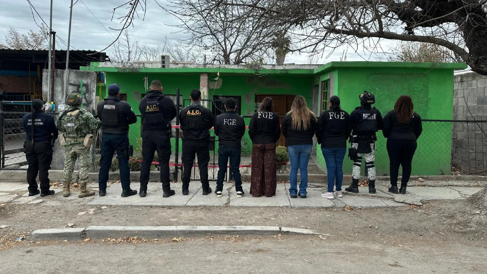 El domicilio cateado se ubica en el barrio La Piedras de Múzquiz