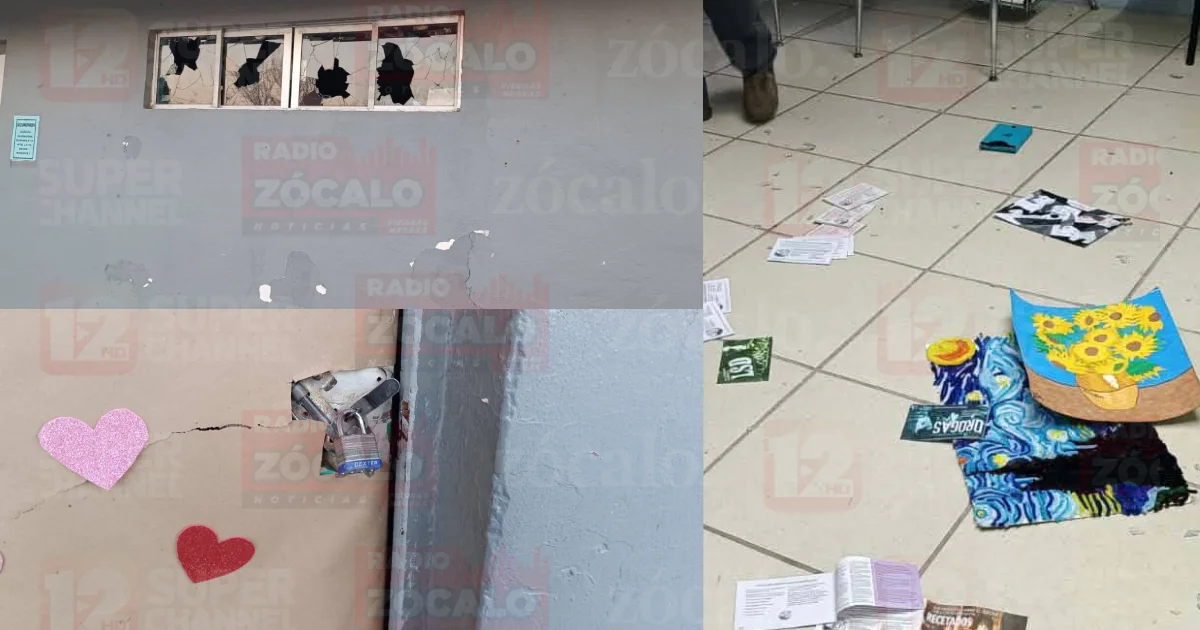Vandalizan instituto por segunda ocasión en la colonia El Edén