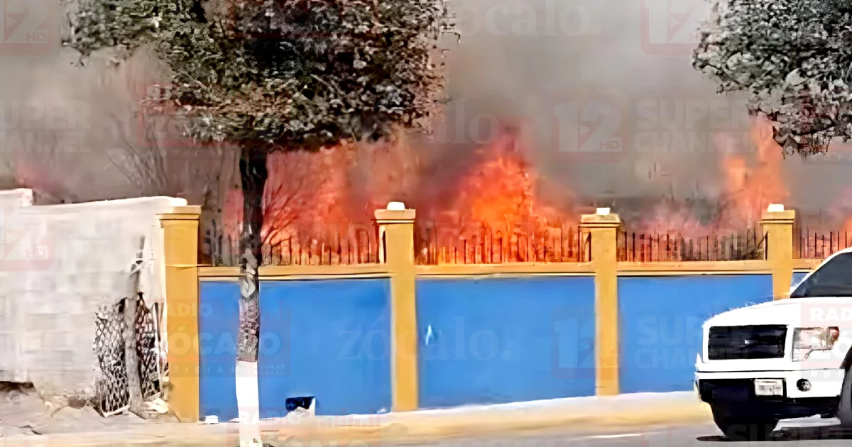 Incendio de maleza dentro del terreno del ITPN moviliza a bomberos