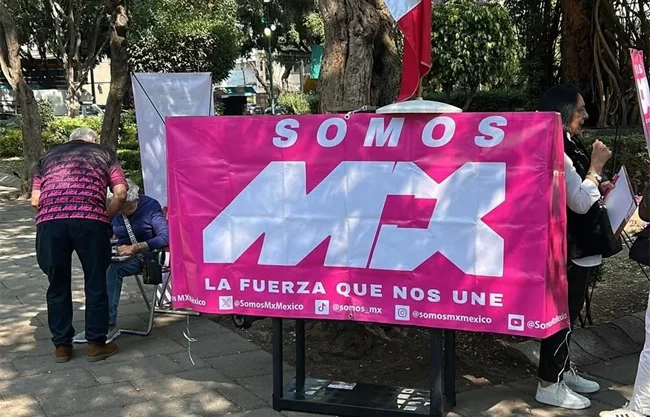 Somos MX, organización emanada de la Marea Rosa, informó que alcanzó los requisitos para constituirse como partido político.
