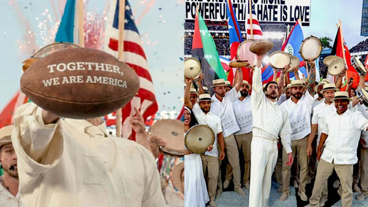 “Juntos, somos América”: El mensaje del balón con el que Bad Bunny hizo historia en el Super Bowl