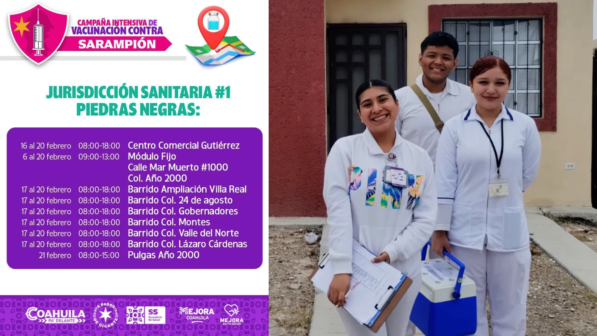 La jornada busca prevenir contagios y reforzar esquemas, especialmente en menores.