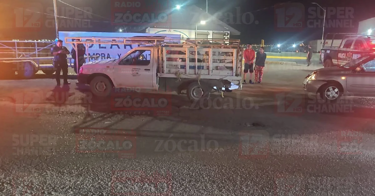 Elementos de Seguridad Pública acudieron al lugar para levantar el reporte