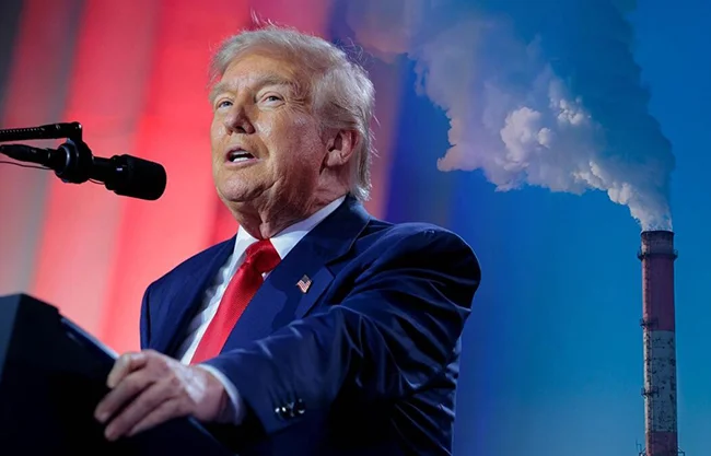 Trump revoca legislación clave contra emisiones de gases tipo invernadero en EU