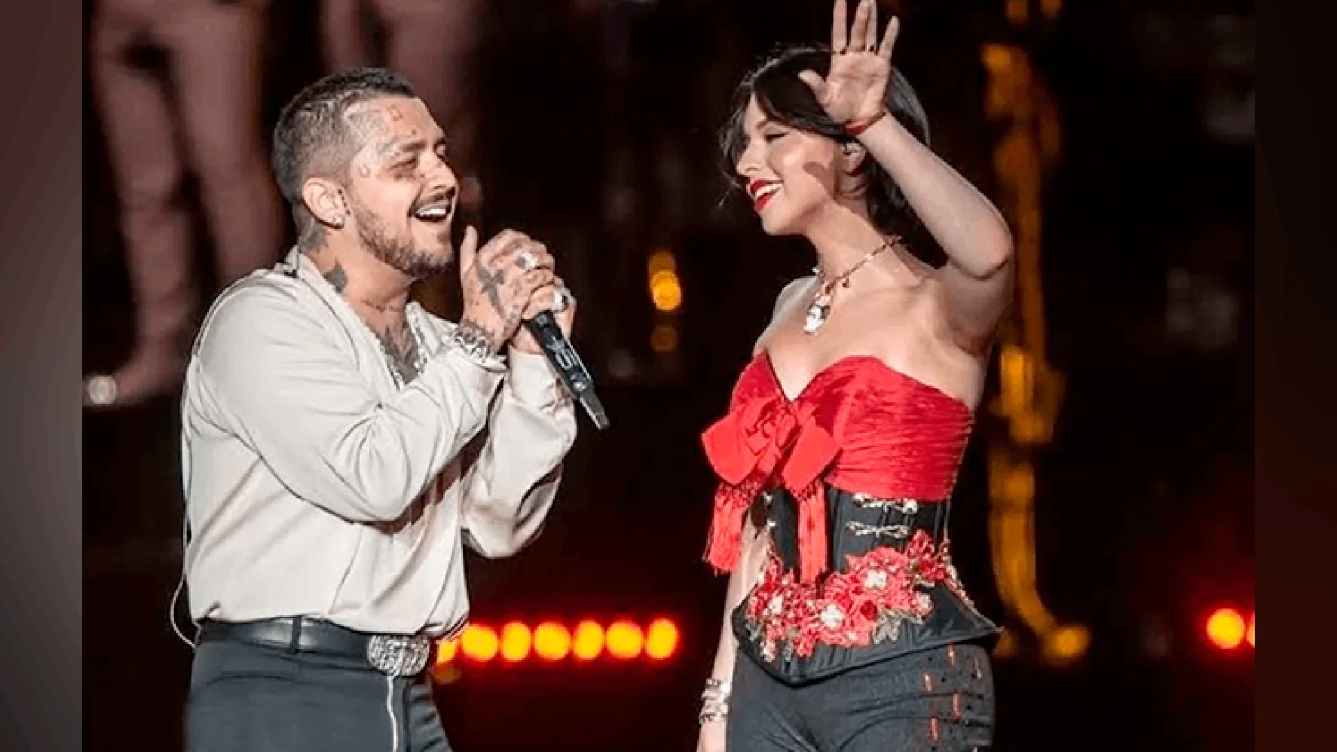 Atacan convoy de Christian Nodal y Ángela Aguilar