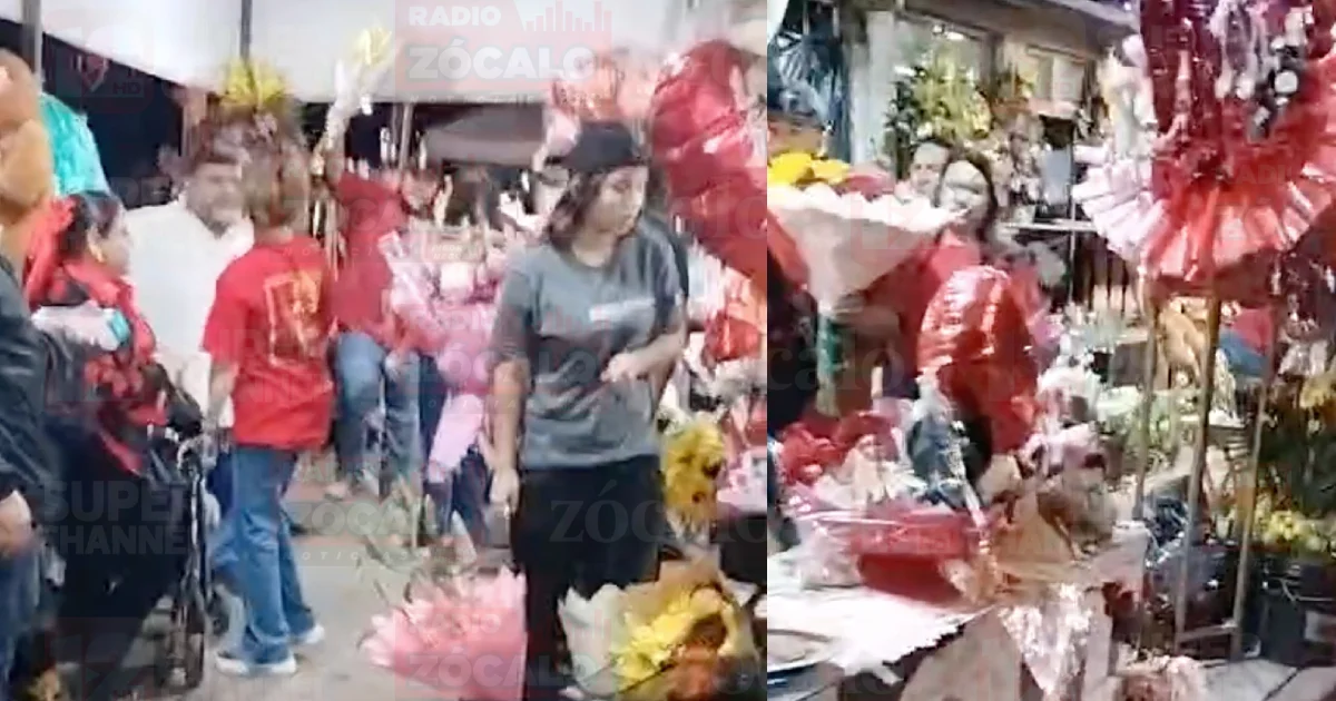 Rosas rojas y girasoles encabezan la lista de los productos más vendidos en esta fecha, el Día del Amor y la Amistad reactivó la economía local.