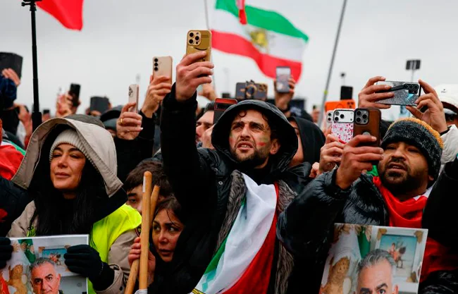 Desde el evento, el líder opositor reiteró su llamado al presidente de Estados Unidos, Donald Trump, para respaldar al pueblo iraní