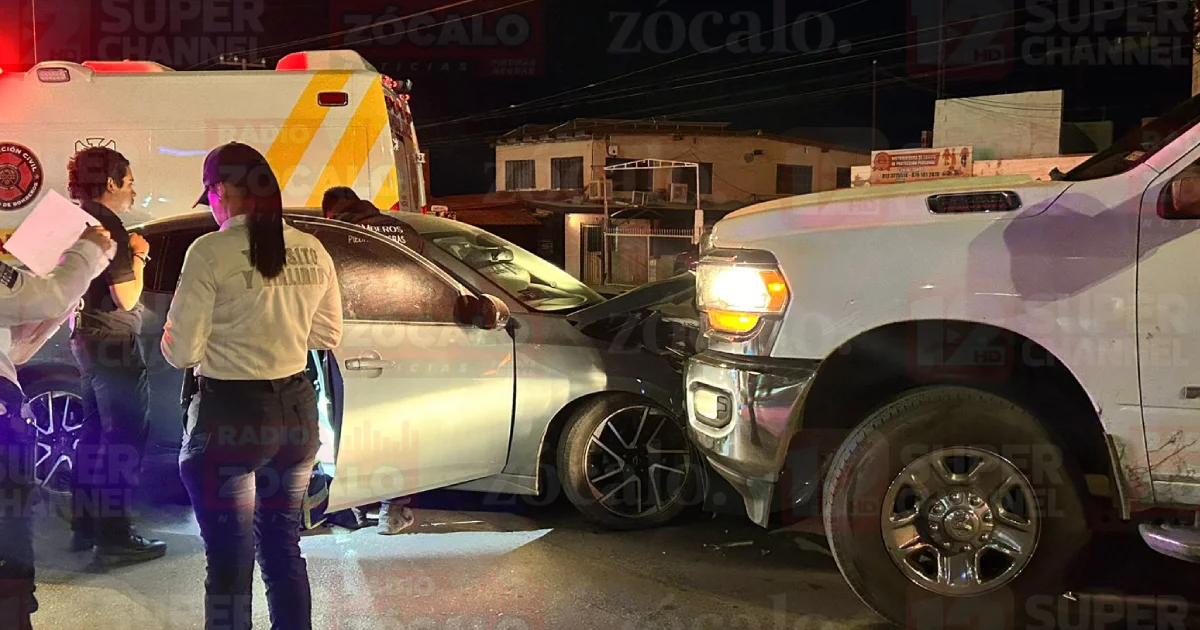 Detienen a conductor en segundo grado de ebriedad tras choque en Mendoza Berrueto