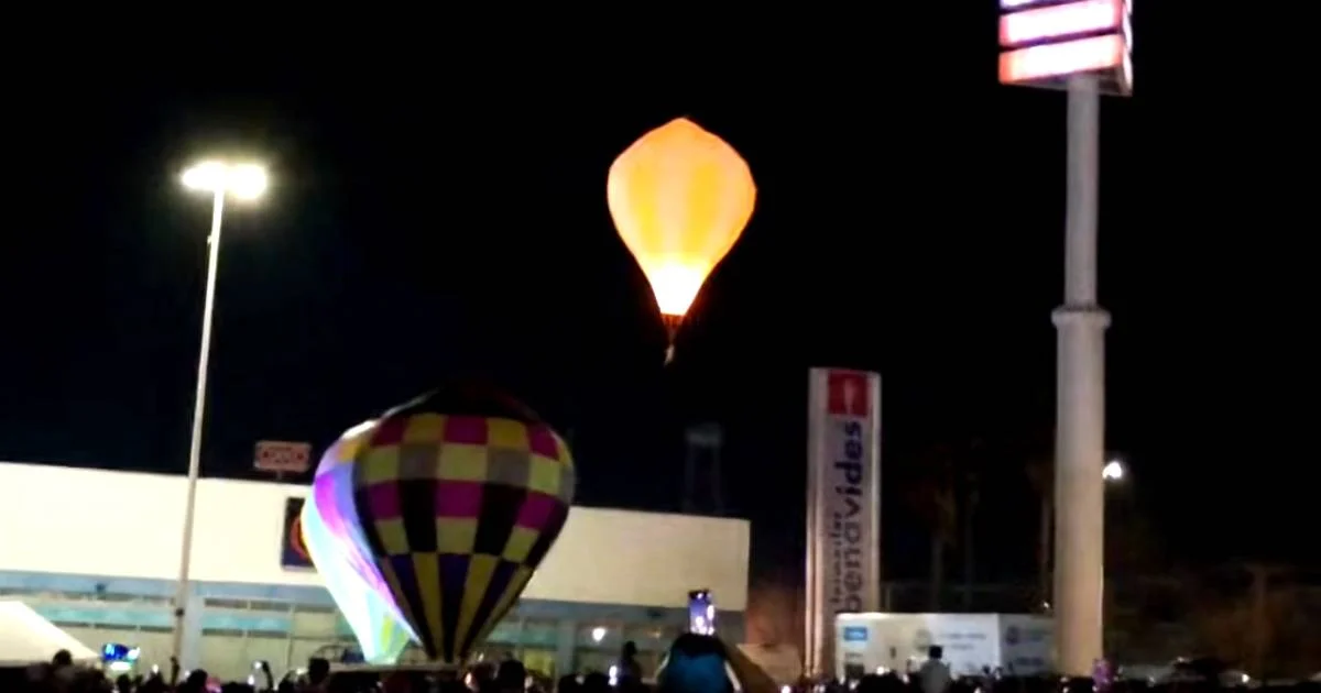 Tras evento con globos de Cantoya, Municipio llama a la prudencia aunque no contempla sanciones por su uso. Pueden causar incendios a gran distancia desde donde se lanzaron.
