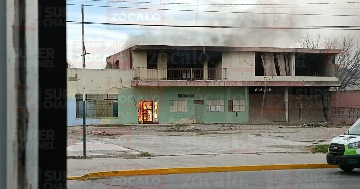 Incendio afecta propiedad abandonada en el centro de Acuña