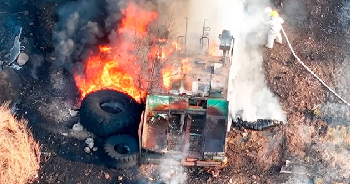 El hecho se dio en a la altura del Mesón del Norte sobre la carretera Saltillo-Castaños
