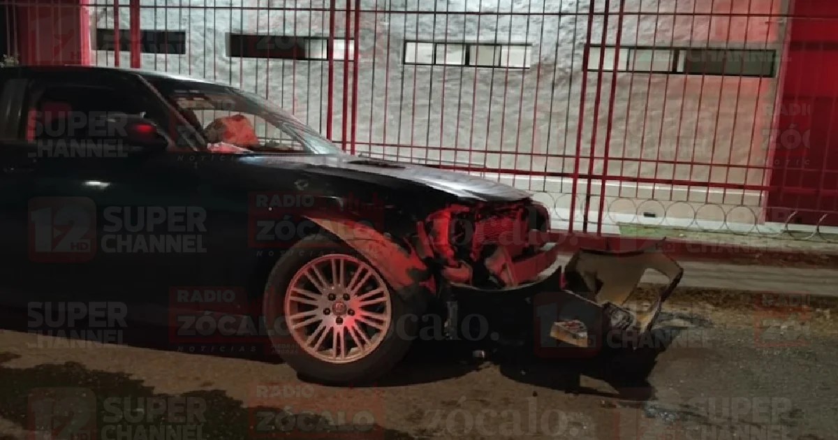 Se registra choque cerca de universidad