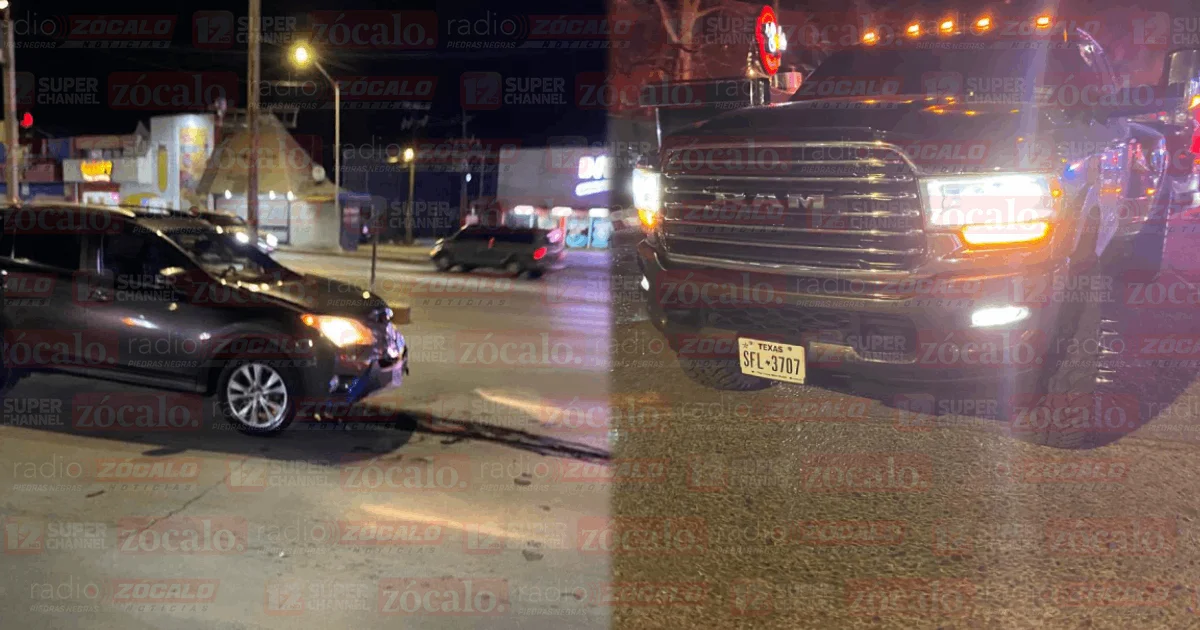 Frenado repentino tras confusión en semáforo termina en choque